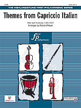 Capriccio Italien Orchestra sheet music cover Thumbnail